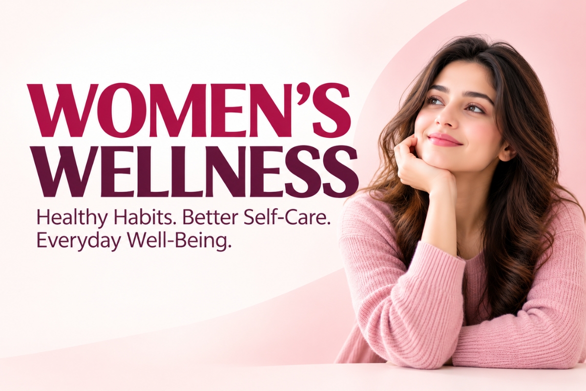 Women's wellness, healthy habits and self-care